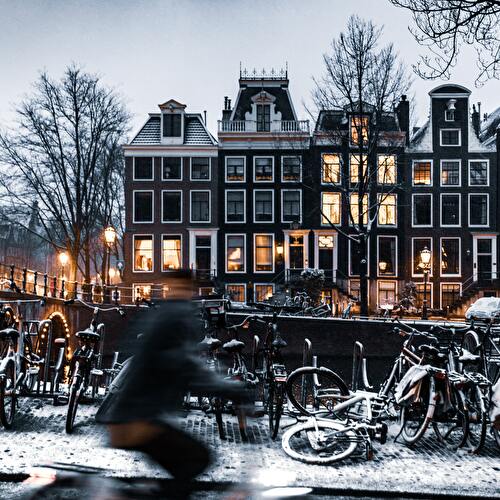 Geniet van de winter in Amsterdam